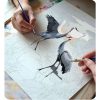 Számokkal festendő kép 40x50 cm Massido Cranes