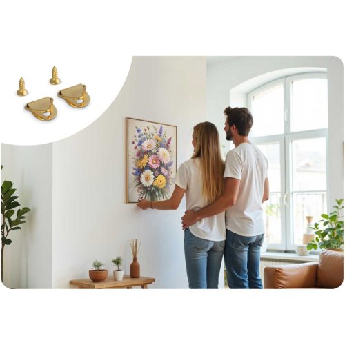 Kép számokkal festéshez 40x50 cm Massido Flowers