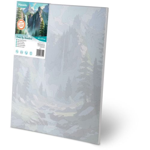 Számokkal festhető kép 40x50 cm Massido hegyi táj