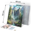 Számokkal festhető kép 40x50 cm Massido hegyi táj