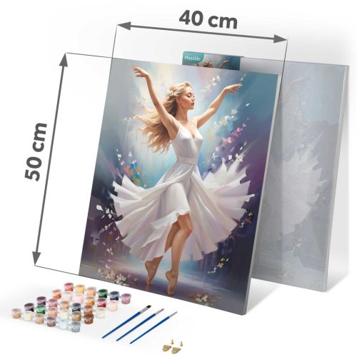 Számokkal festhető kép 40x50 cm Massido Dancing Woman