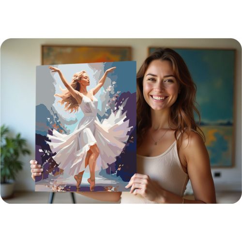 Számokkal festhető kép 40x50 cm Massido Dancing Woman