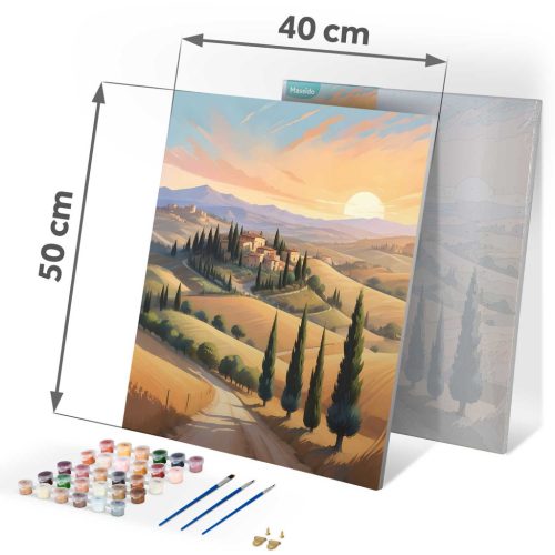 Számokkal festhető kép 40x50 cm Massido Landscape