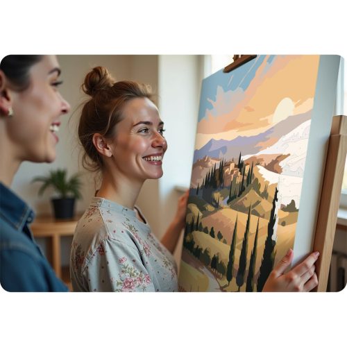 Számokkal festhető kép 40x50 cm Massido Landscape