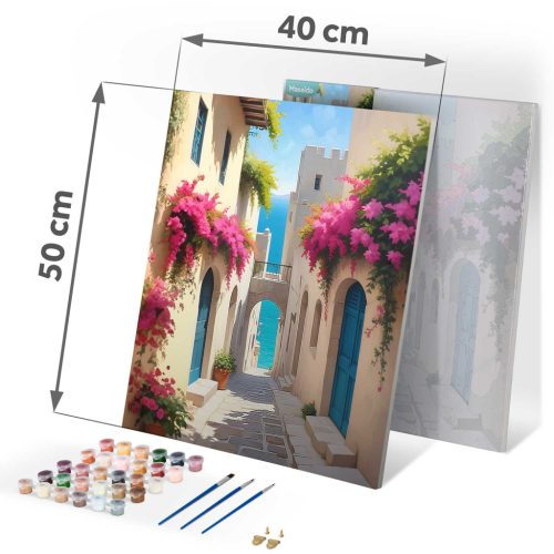 Számokkal festhető kép 40x50 cm Massido városkép