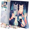 Számokkal festhető kép 40x50 cm Massido Cats