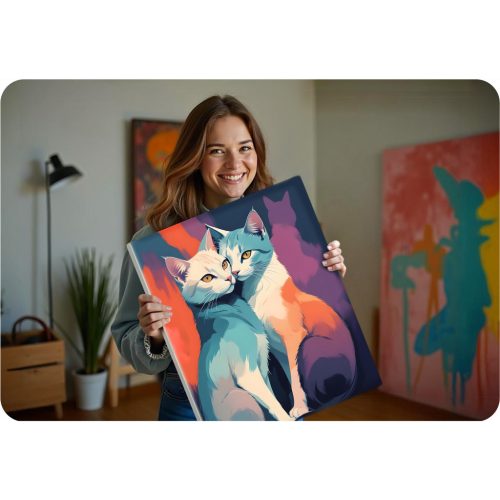 Számokkal festhető kép 40x50 cm Massido Cats