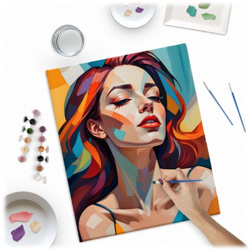 Festmény számokkal 40x50 cm Massido Női portré