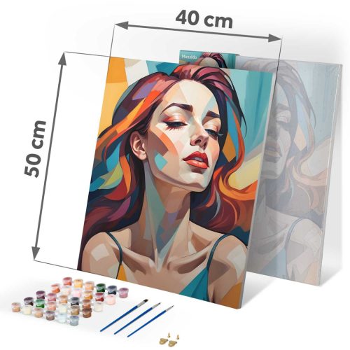 Festmény számokkal 40x50 cm Massido Női portré