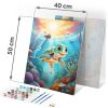 Fesd számok szerint képre 40x50 cm Massido Turtle
