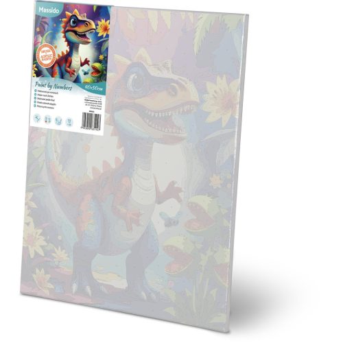 Fesd számok szerint kép 40x50 cm Massido Dino
