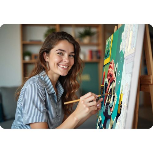 Fesd számok szerint kép 40x50 cm Massido Szop