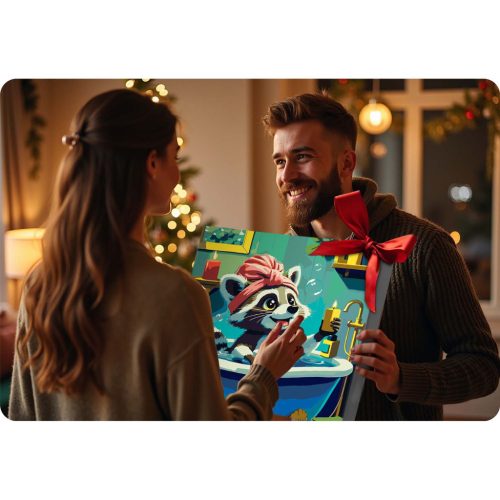 Fesd számok szerint kép 40x50 cm Massido Szop