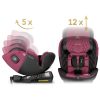 Nukido Prestige Line autósülés fekete és rózsaszín 0-36 kg ISOFIX