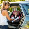 Nukido Prestige Line autósülés fekete és rózsaszín 0-36 kg ISOFIX