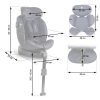 Nukido Aero Line autósülés, fekete és sötétkék, 0-36 kg ISOFIX
