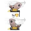 Nukido Aero Line Beige autósülés 0-36kg ISOFIX