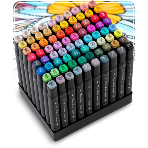 Festőszőnyeg 90 x 120 cm + 80 Ricokids alkoholos marker