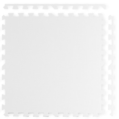 Nagy habszivacs szőnyeg, Ricokids puzzle 60x60cm 4 db fehér és szürke