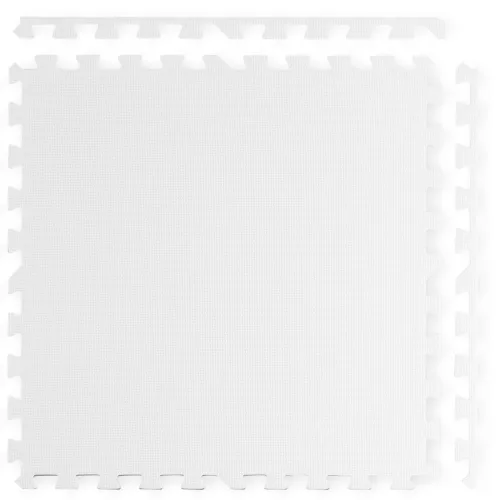 Nagy habszivacs szőnyeg, Ricokids puzzle 60x60cm 4 db fehér és szürke