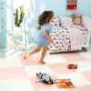 Ricokids nagy habszivacs kirakószőnyeg 60x60 cm 4 db. őszibarack és fehér