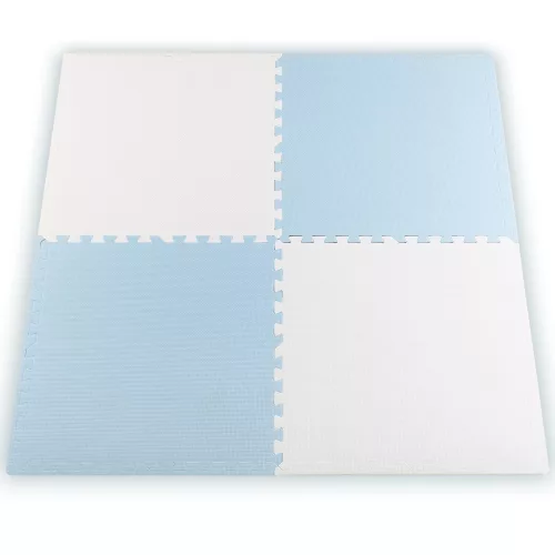Ricokids nagy habszivacs kirakószőnyeg 60x60 cm 4 db kék-fehér