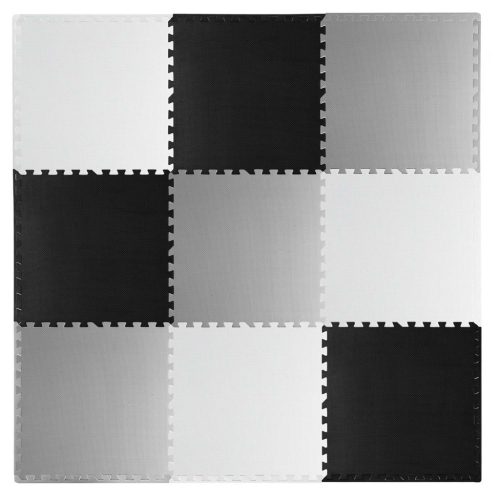 Nagy habszivacs kirakószőnyeg sakktábla Ricokids 180x180cm 9db