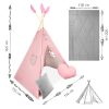 NK-406 Nukido tipi sátor gyerekeknek - rózsaszín