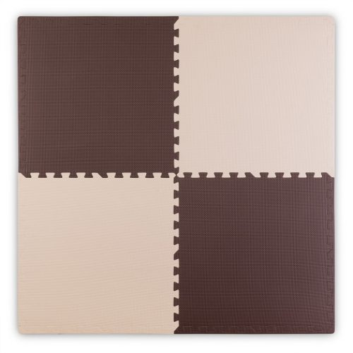 Nagy habszőnyeg oktató puzzle Ricokids barna és fehér