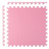Nagy habszőnyeg oktató puzzle Ricokids rózsaszín és fehér