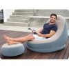Felfújható fotel lábtartóval 122 x 94 x 81 cm Bestway 75053 piros