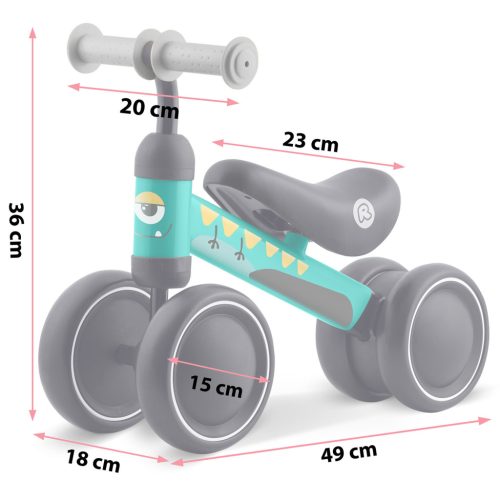 Ricokids háromkerekű futóbicikli gyerekeknek