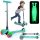 Ricokids Glow háromkerekű, sötétben világító roller gyerekeknek - türkiz
