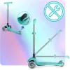 Ricokids Glow háromkerekű, sötétben világító roller gyerekeknek - türkiz