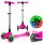 Ricokids Jelly háromkerekű egyensúlyozó roller gyerekeknek, sötétben világító - rózsaszín