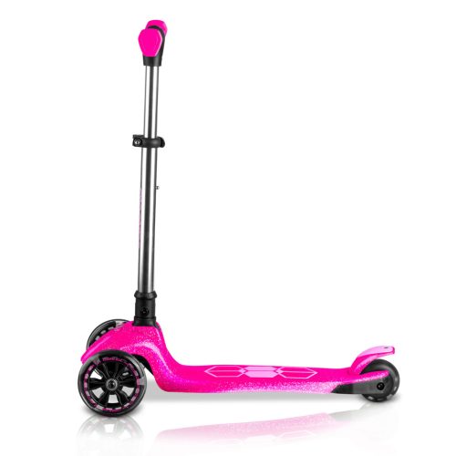 Ricokids Jelly háromkerekű egyensúlyozó roller gyerekeknek, sötétben világító - rózsaszín