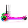 Ricokids Jelly háromkerekű egyensúlyozó roller gyerekeknek, sötétben világító - rózsaszín