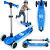 Ricokids Jelly háromkerekű egyensúlyozó roller gyerekeknek, sötétben világító - kék