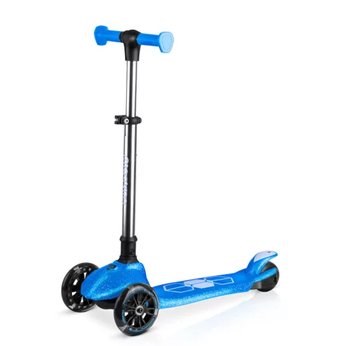 Ricokids Jelly háromkerekű egyensúlyozó roller gyerekeknek, sötétben világító - kék