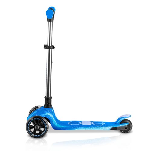 Ricokids Jelly háromkerekű egyensúlyozó roller gyerekeknek, sötétben világító - kék