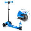 Ricokids Jelly háromkerekű egyensúlyozó roller gyerekeknek, sötétben világító - kék