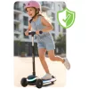Ricokids Leddi háromkerekű LED-es egyensúlyozó roller gyerekeknek - fekete