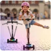 Ricokids Leddi háromkerekű LED-es egyensúlyozó roller gyerekeknek - fekete