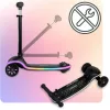 Ricokids Leddi háromkerekű LED-es egyensúlyozó roller gyerekeknek - fekete
