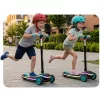 Ricokids Leddi háromkerekű LED-es egyensúlyozó roller gyerekeknek - fekete és türkiz