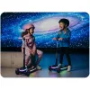 Ricokids Leddi háromkerekű LED-es egyensúlyozó roller gyerekeknek - fekete és rózsaszín