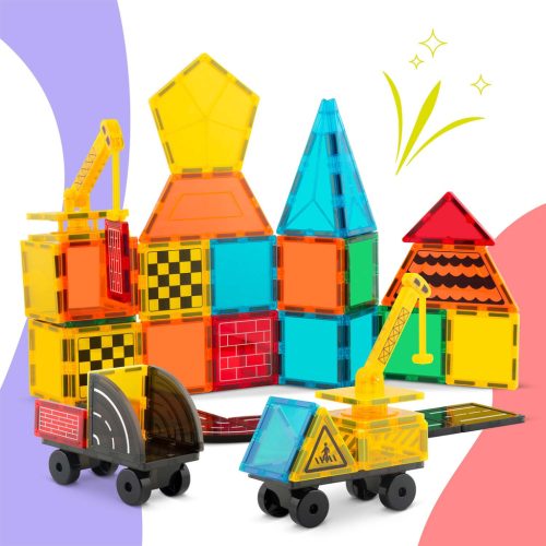 Ricokids RK-780 mágneses oktató építőkocka 90 db