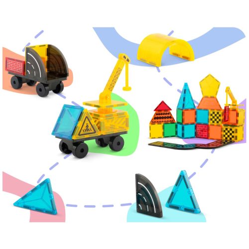 Ricokids RK-780 mágneses oktató építőkocka 90 db