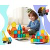 Ricokids RK-780 mágneses oktató építőkocka 90 db