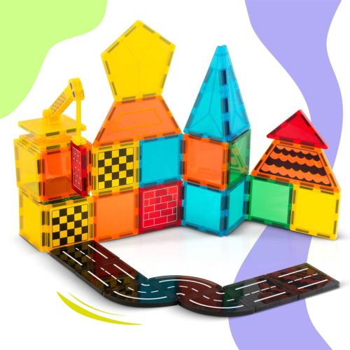 Mágneses oktató építőkocka 72 db RK-780 Ricokids